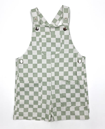 Checkered Overalls