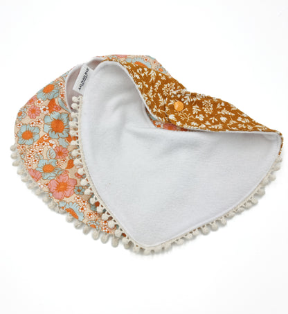 2 Pack Handmade Tassel Bibs