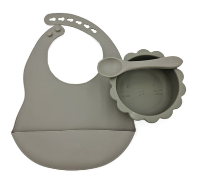 3 Piece Silicone Feeding Set