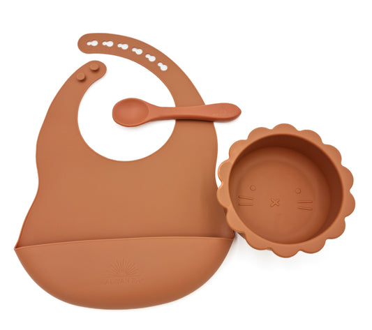 3 Piece Silicone Feeding Set