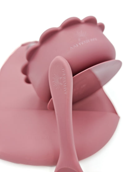 3 Piece Silicone Feeding Set