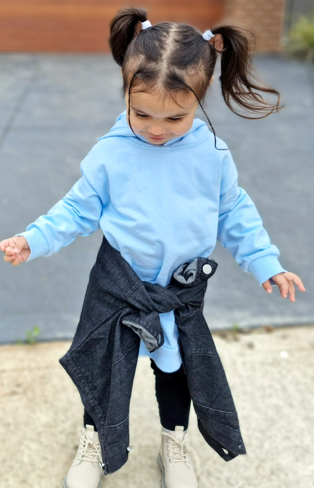 Hooded T-shirt Dress